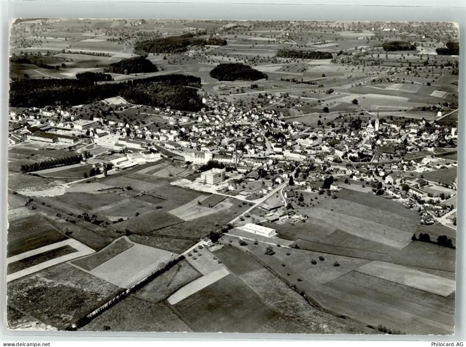 6280 Hochdorf Foto AK Fliegeraufnahme Swissair - 10694183