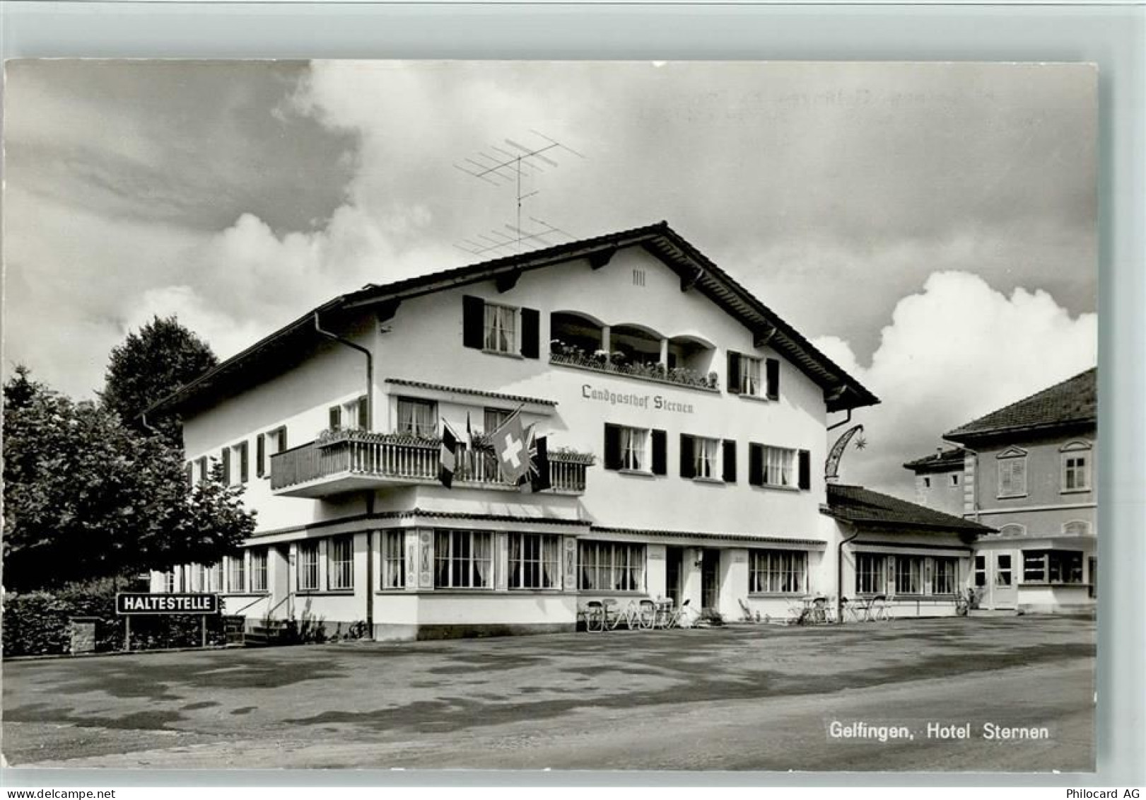 6284 Gelfingen Foto AK Hotel Sternen - Verlag Globetrotter 0912 AK - 13085216