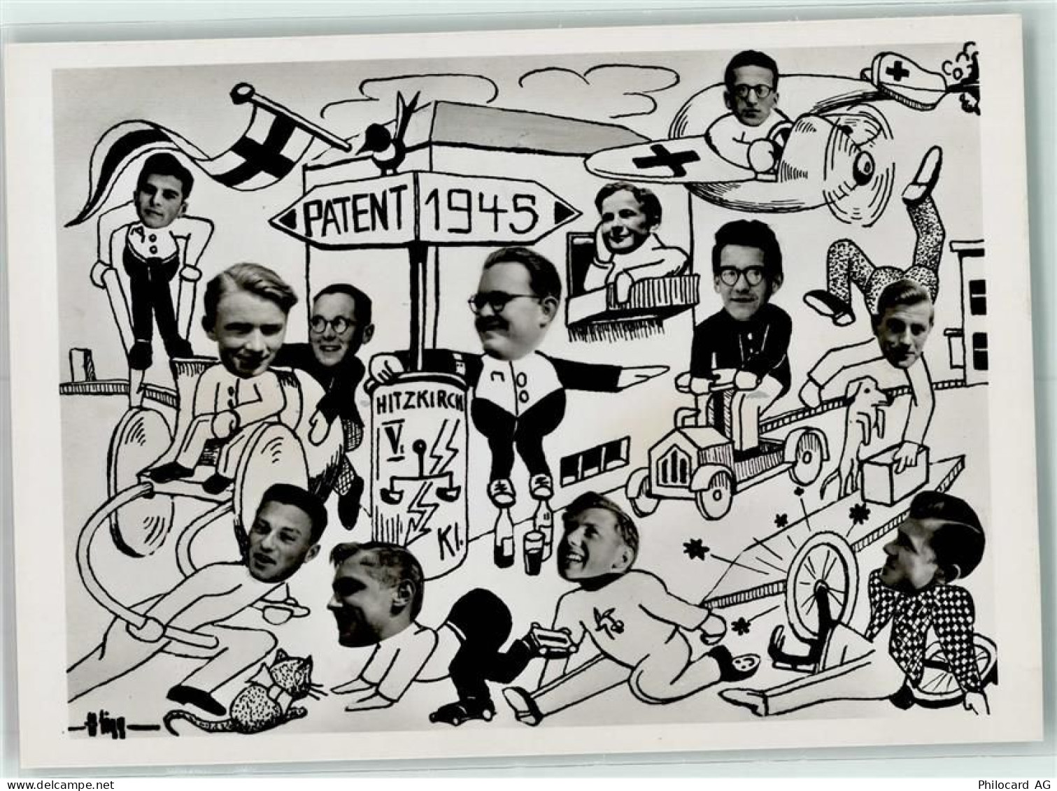 6285 Hitzkirch Gebrauchsspuren Fotomontage Patent 1945 - 13146027