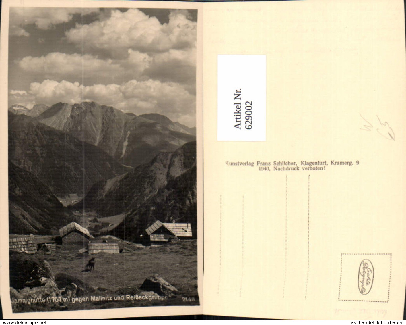 629002,Foto Ak Mallnitz Jamnighütte geg. Mallnitz u. Reißeckgruppe