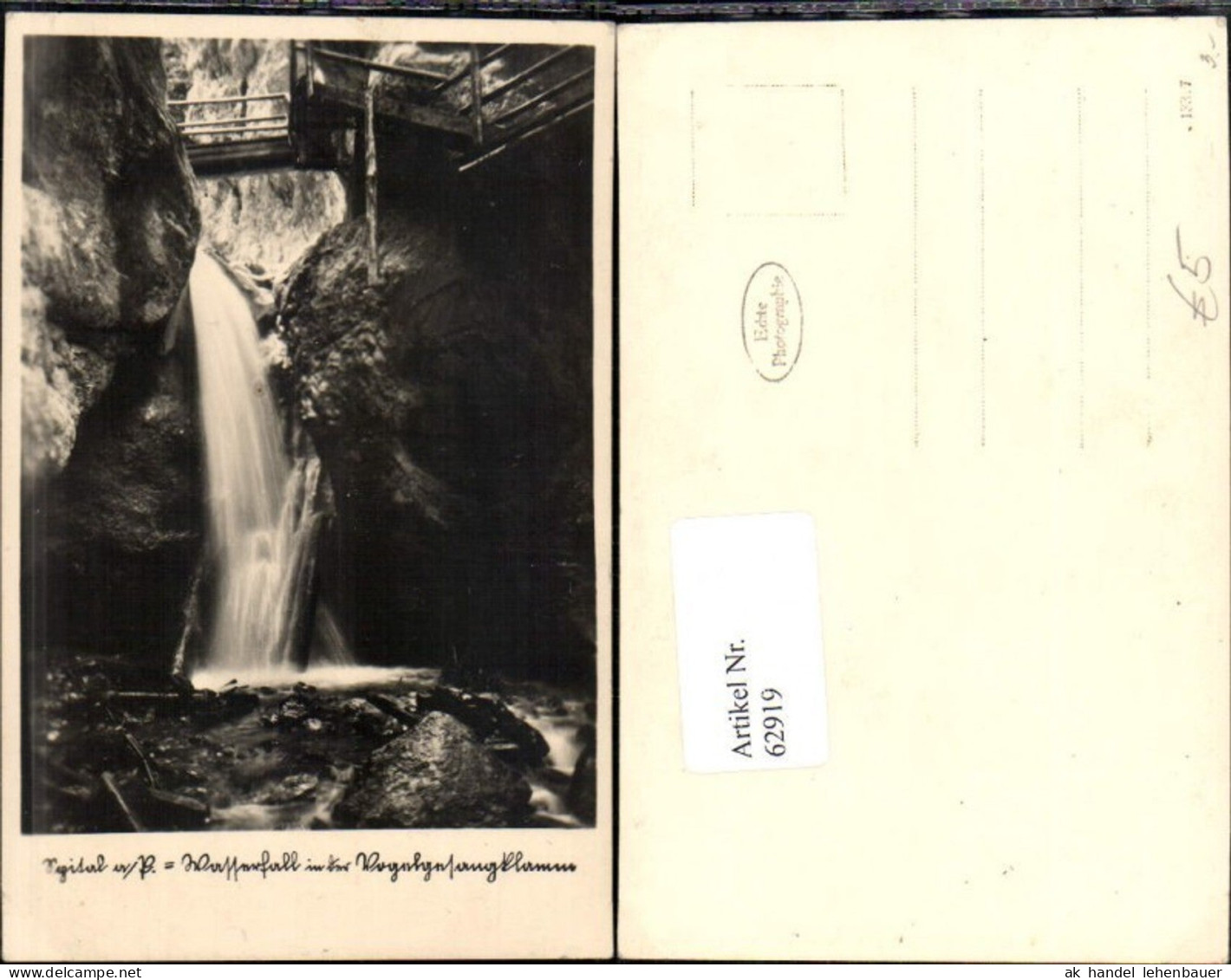 62919,Spital am Phyrn Wasserfall i.d. Vogelsangklamm
