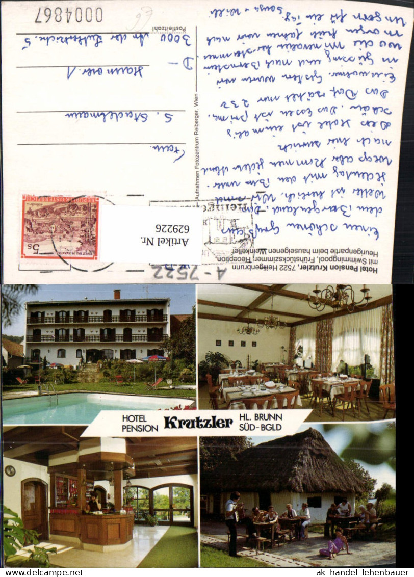 629226,Mehrbild Ak Heiligenbrunn Hotel Pension Krutzler
