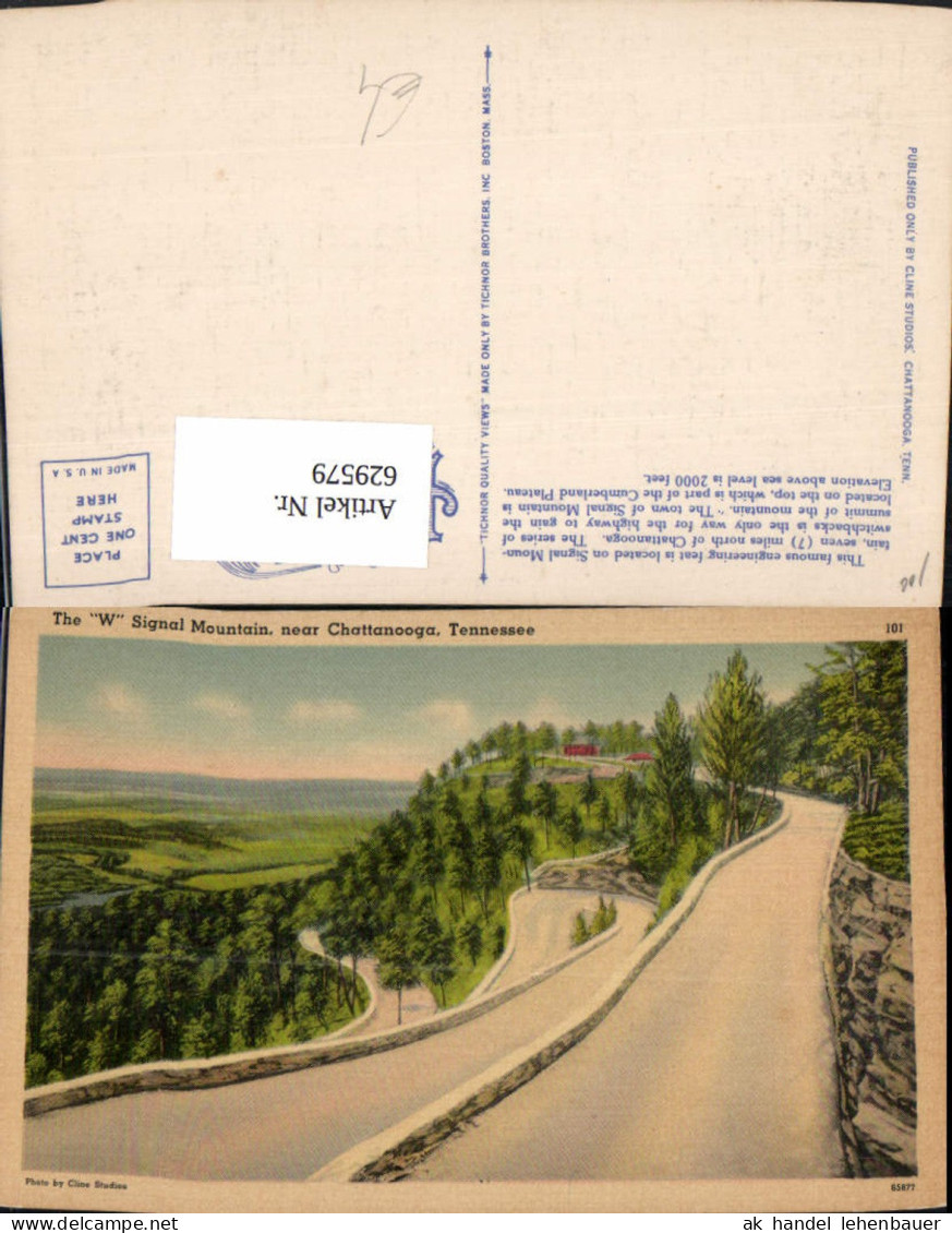 629579,The W Signal Mountain near Chattanooga Tennessee