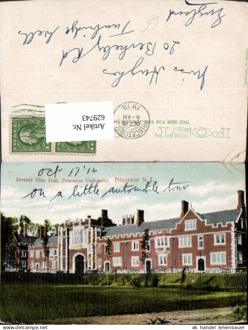 629743,Seventy Nine Hall Princetou University Princeton New Jersey