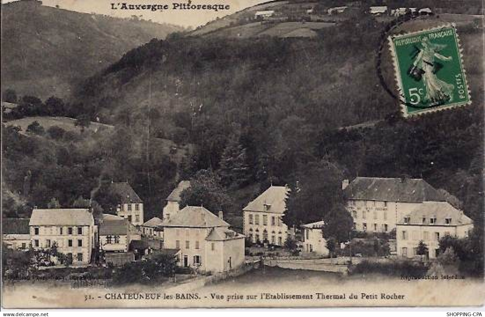 63 - Chateauneuf les bains - Etablissement thermal
