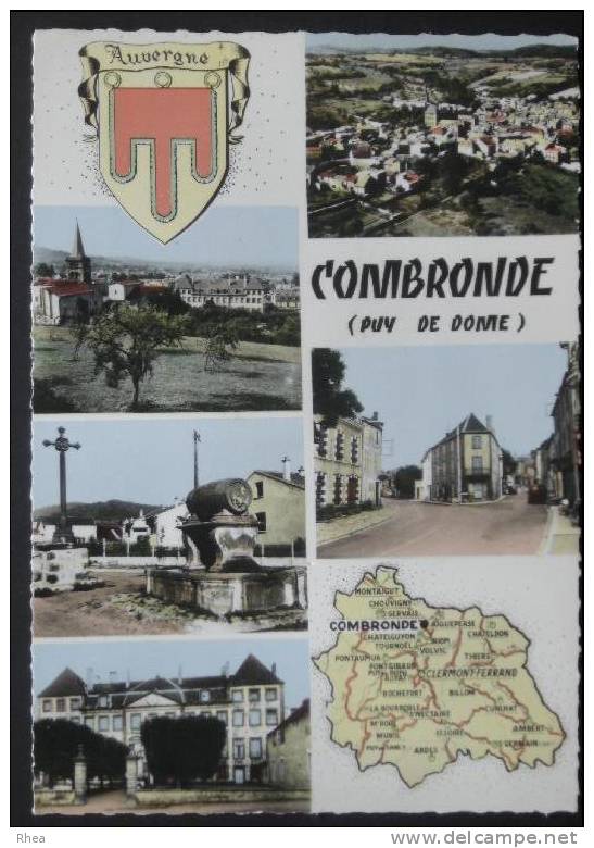 63 Combronde multi vue blason    D63D  K63116K  C63116C RH054979