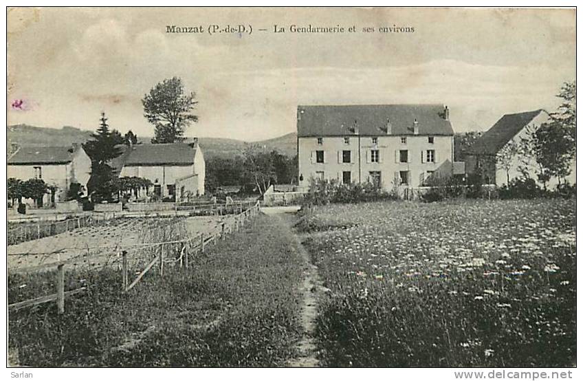 63 , MANZAT , La gendarmerie , * 116 95