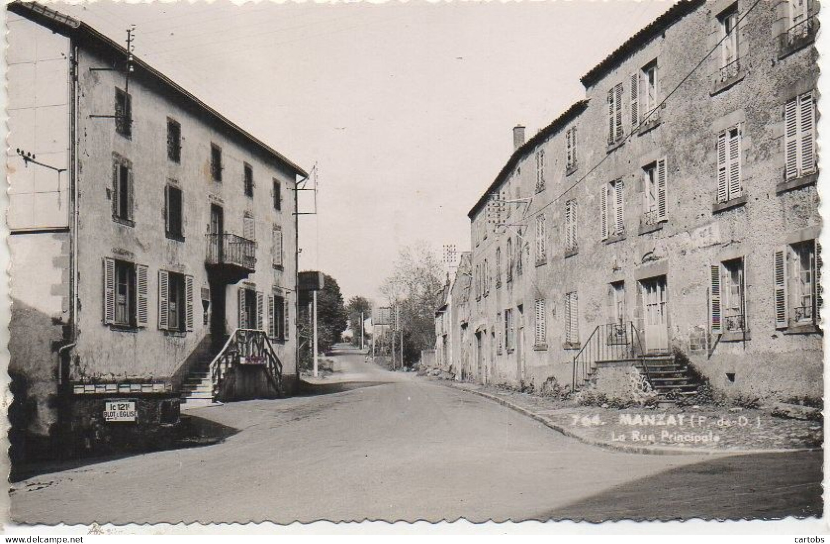 63 MANZAT  - Rue Principale