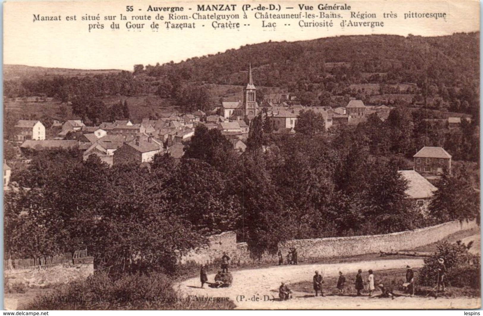 63 - MANZAT -- Vue générale