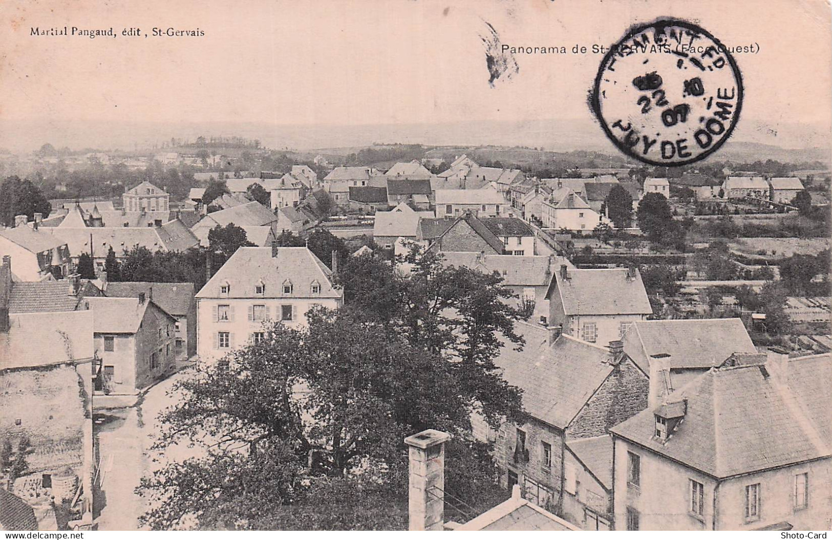 63 SAINT GERMAIN LEMBRON PANORAMA DE SAINT GERMAIN LEMBRON COTE OUEST