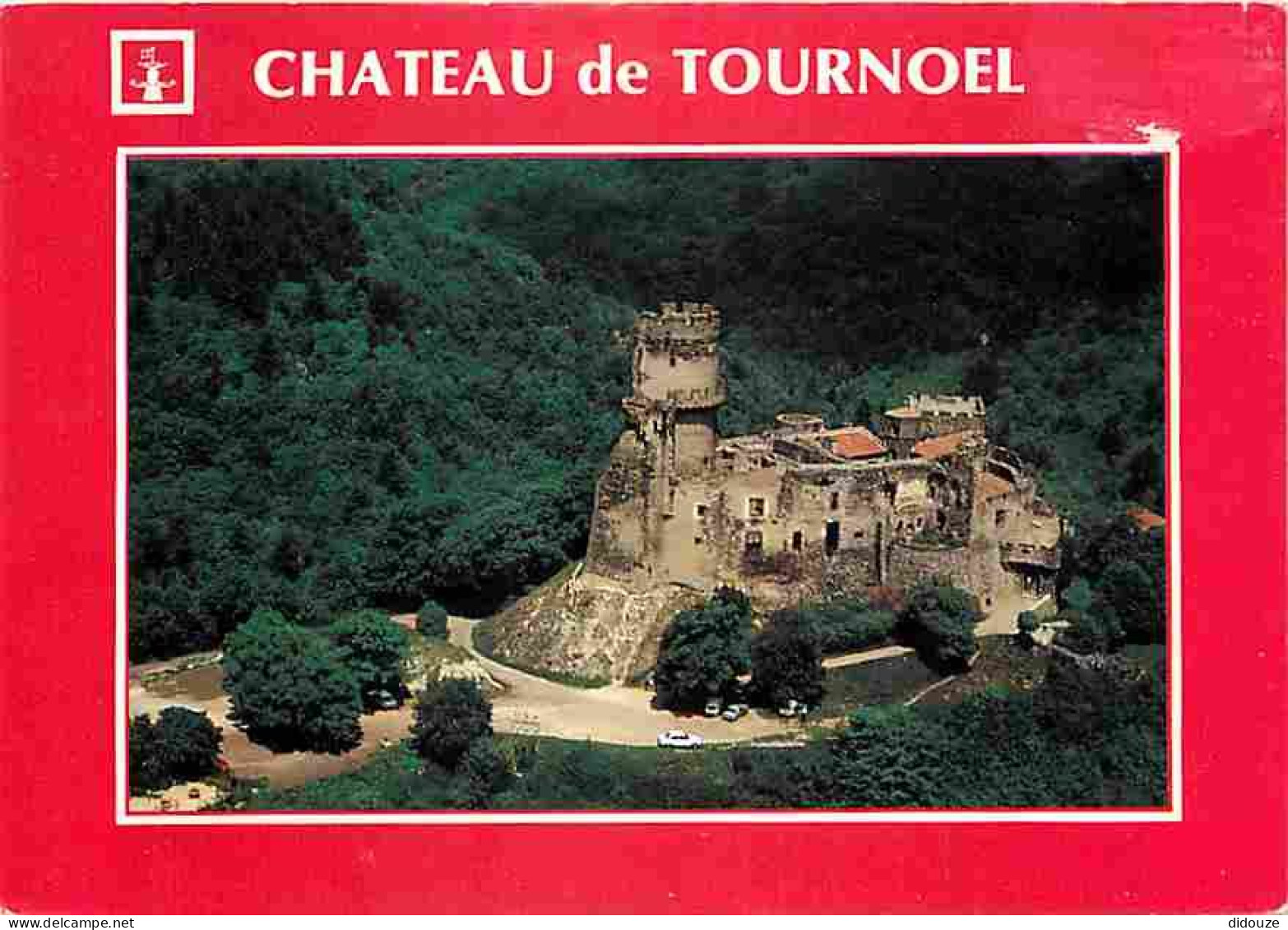 63 - Volvic - Le Château de Tournoel - Vue aérienne - CPM - Voir Scans Recto-Verso