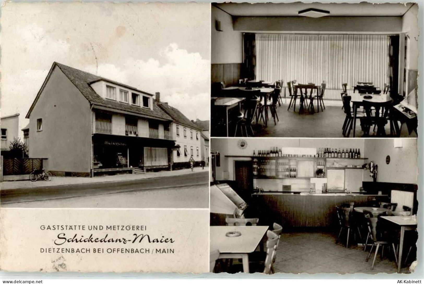 63128 W6057 Dietzenbach - Gasthaus Metzgerei Handlung Phil. Schickedanz-... - 52158724