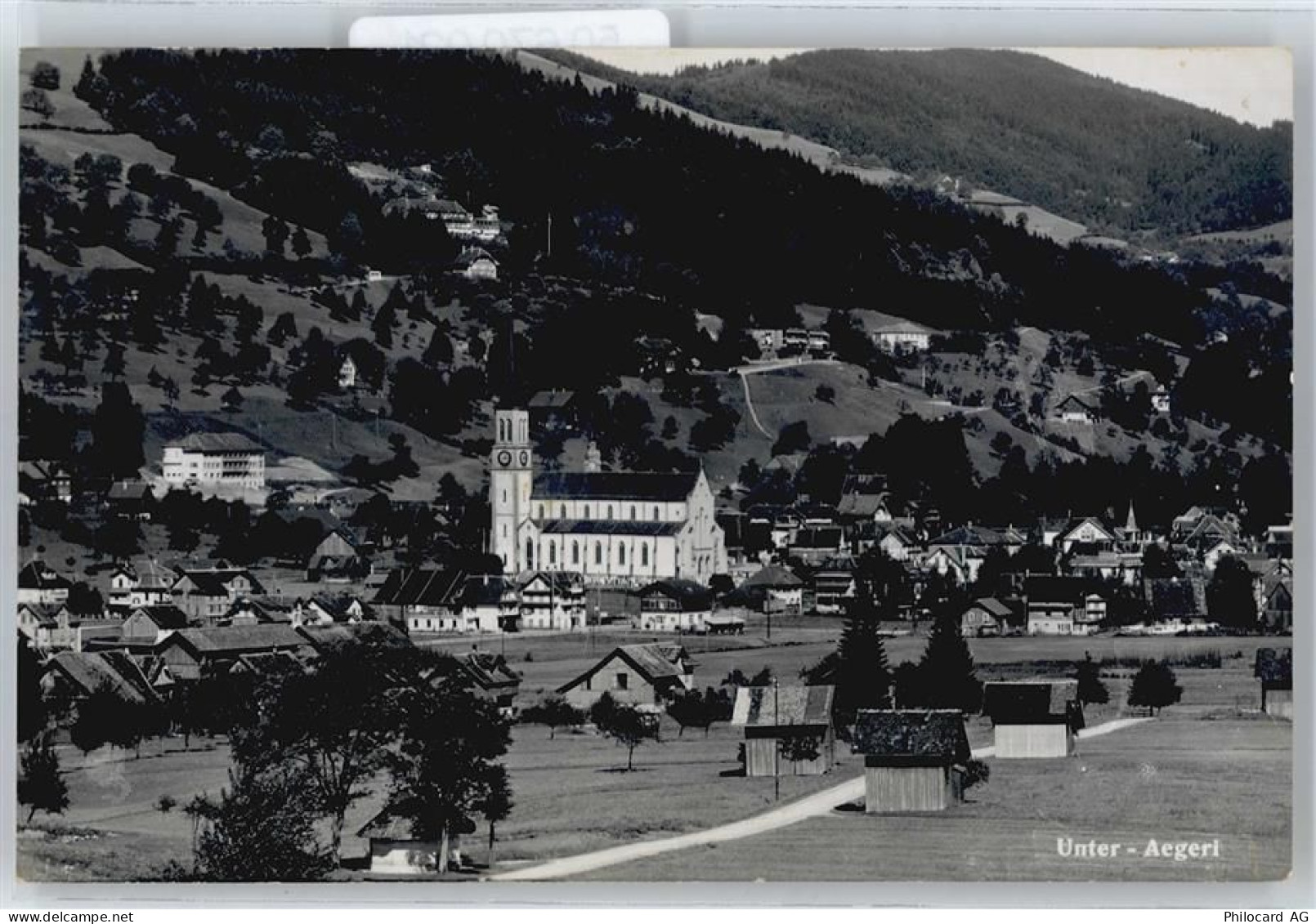 6314 Unterägeri - Gesamtansicht, Kirche - 50670021