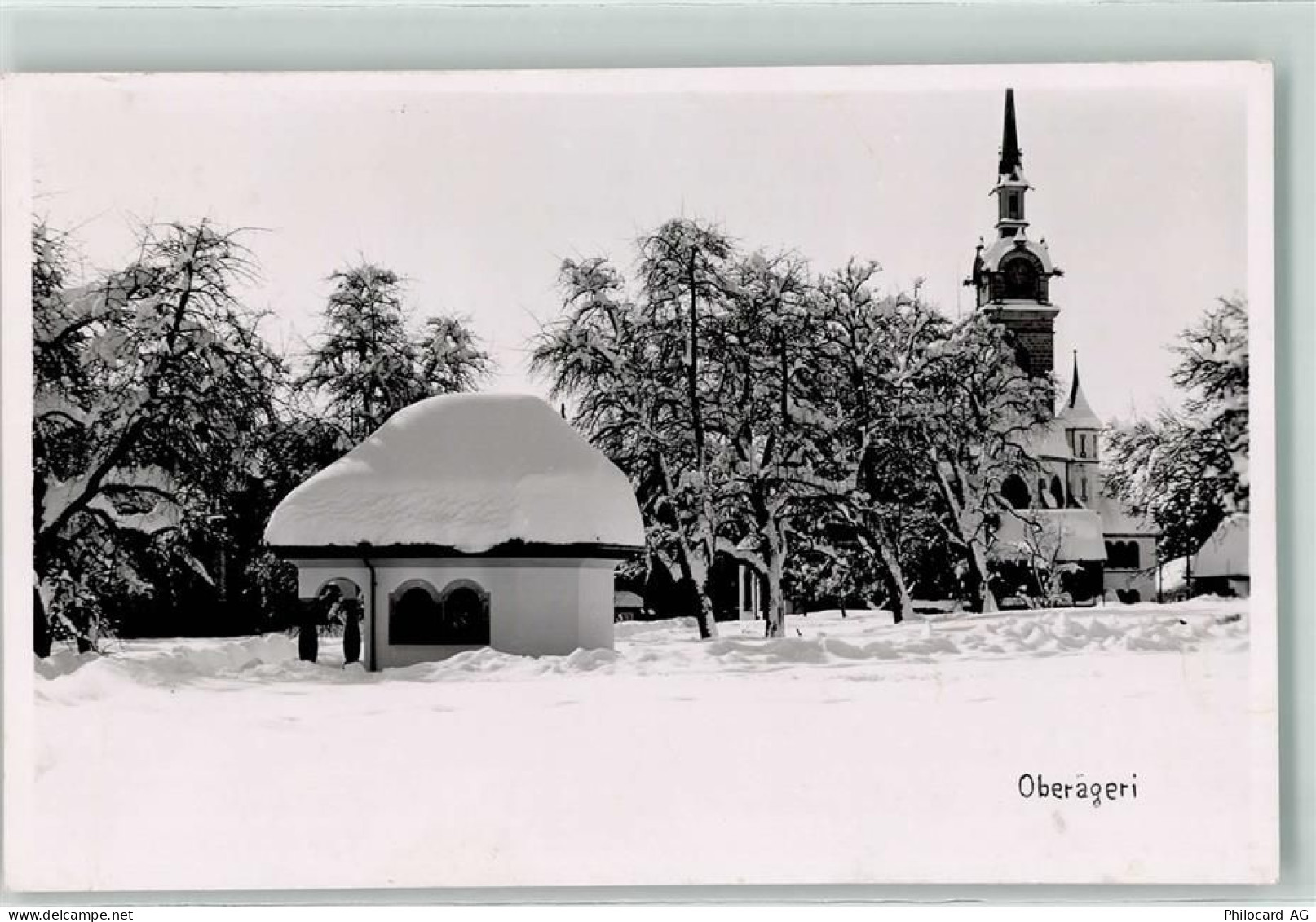 6315 Oberägeri - Kirche Winter - 10623494