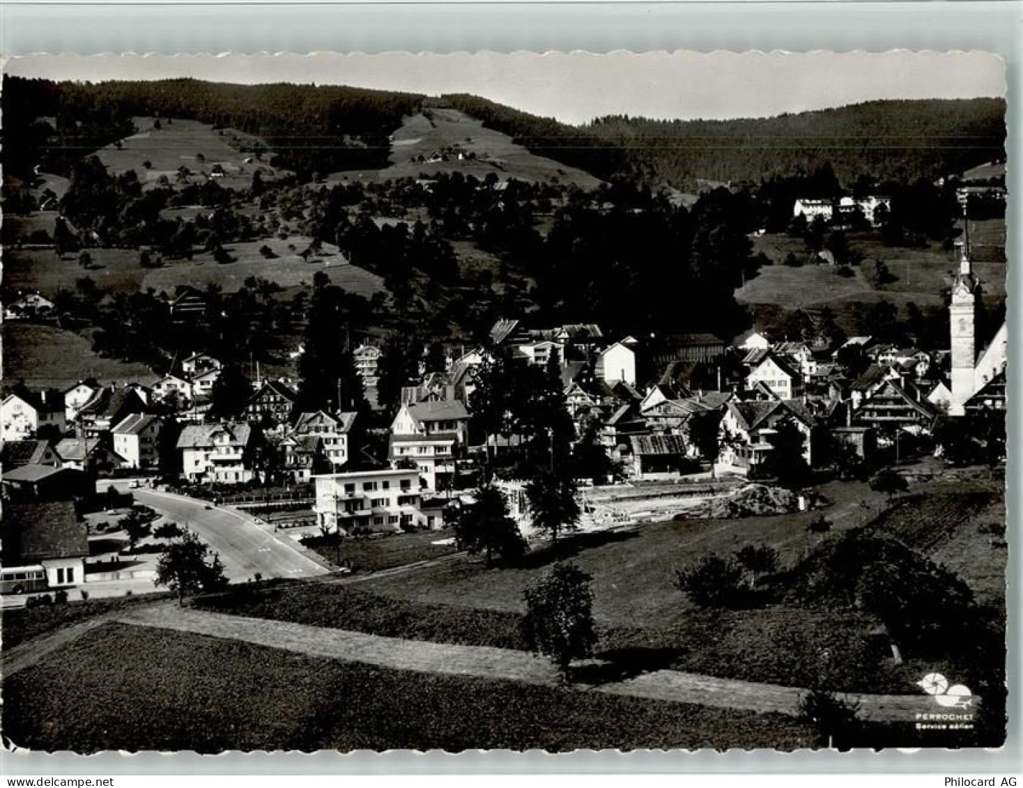 6315 Oberägeri - Mit dem Flugzeug über Oberägeri Feldpost - 11057616