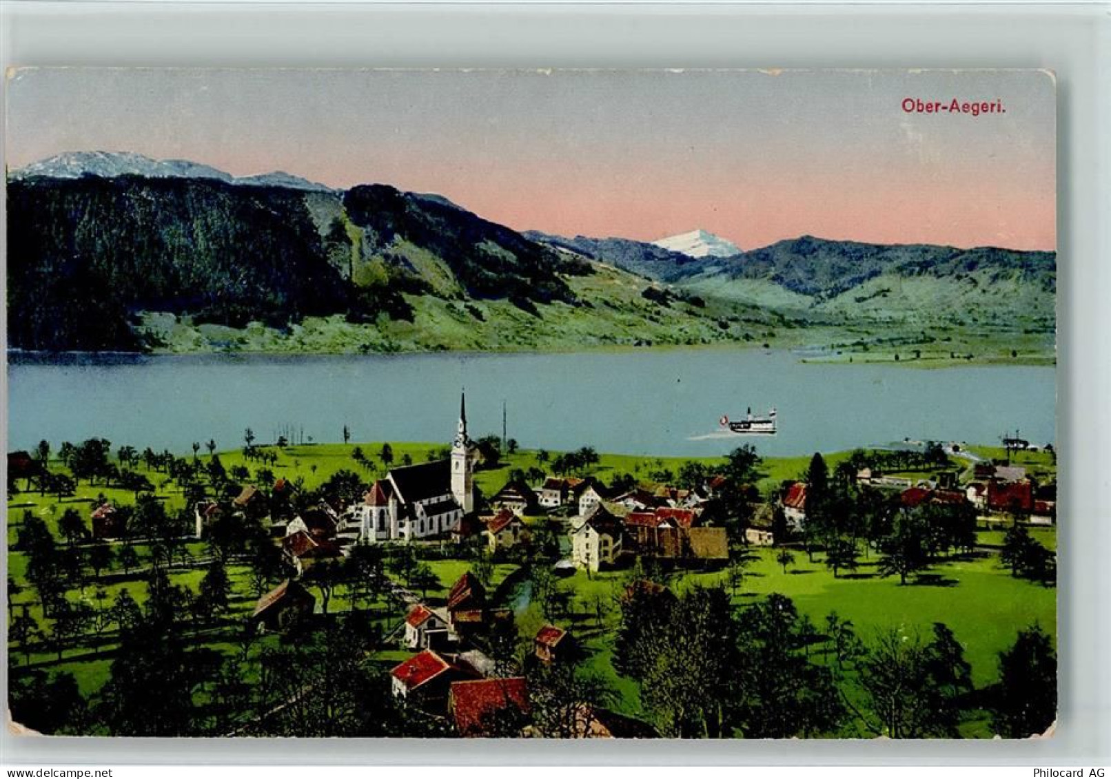 6315 Oberägeri - Personendampfschiff Morgenrot - 11089925