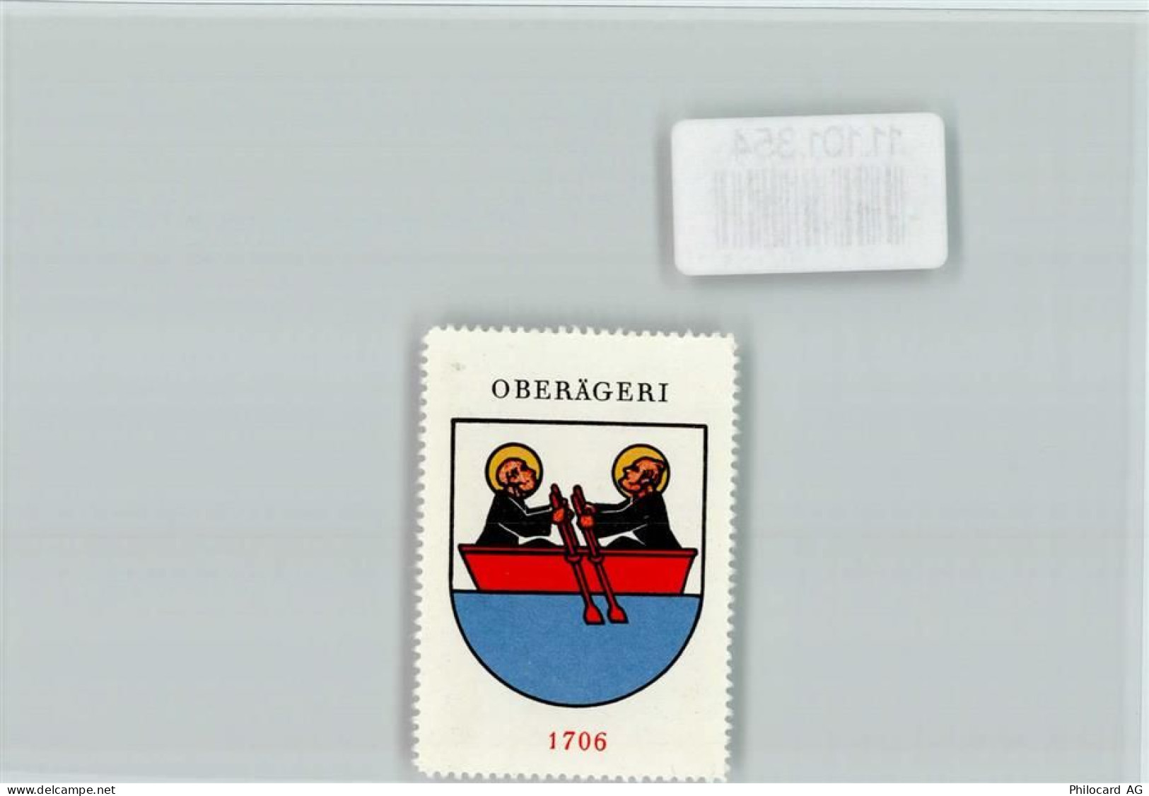 6315 Oberägeri - Vignette Wappen Kaffee Hag ca 1920-1940 Oberägeri - 11101354
