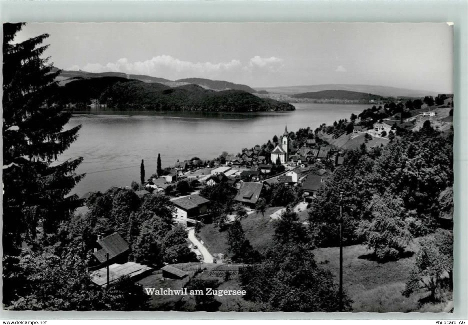 6318 Walchwil 1958 - Zugersee Pension Aesch - 10298804