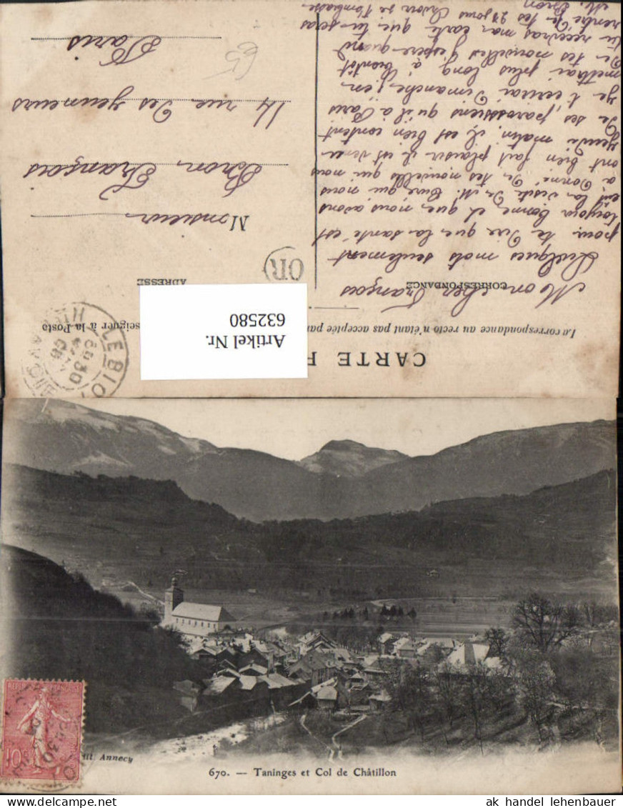 632580,Taninges et Col de Chatillon France