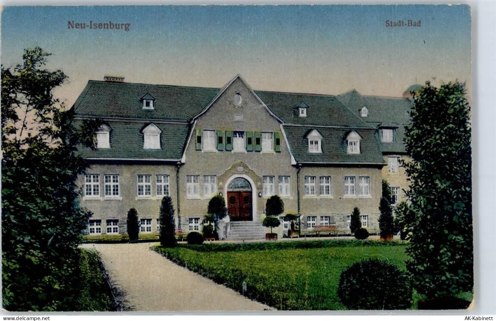 63263 W6078 Neu-Isenburg Lithographie Stadt Bad - 51448784