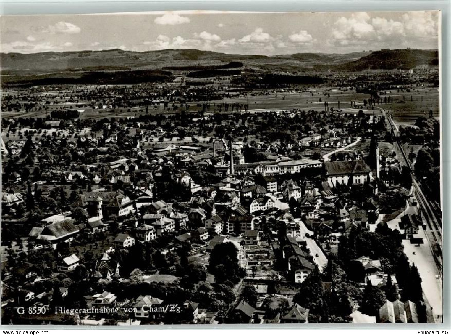 6330 Cham Gebrauchsspuren Fliegeraufnahme - 13146132