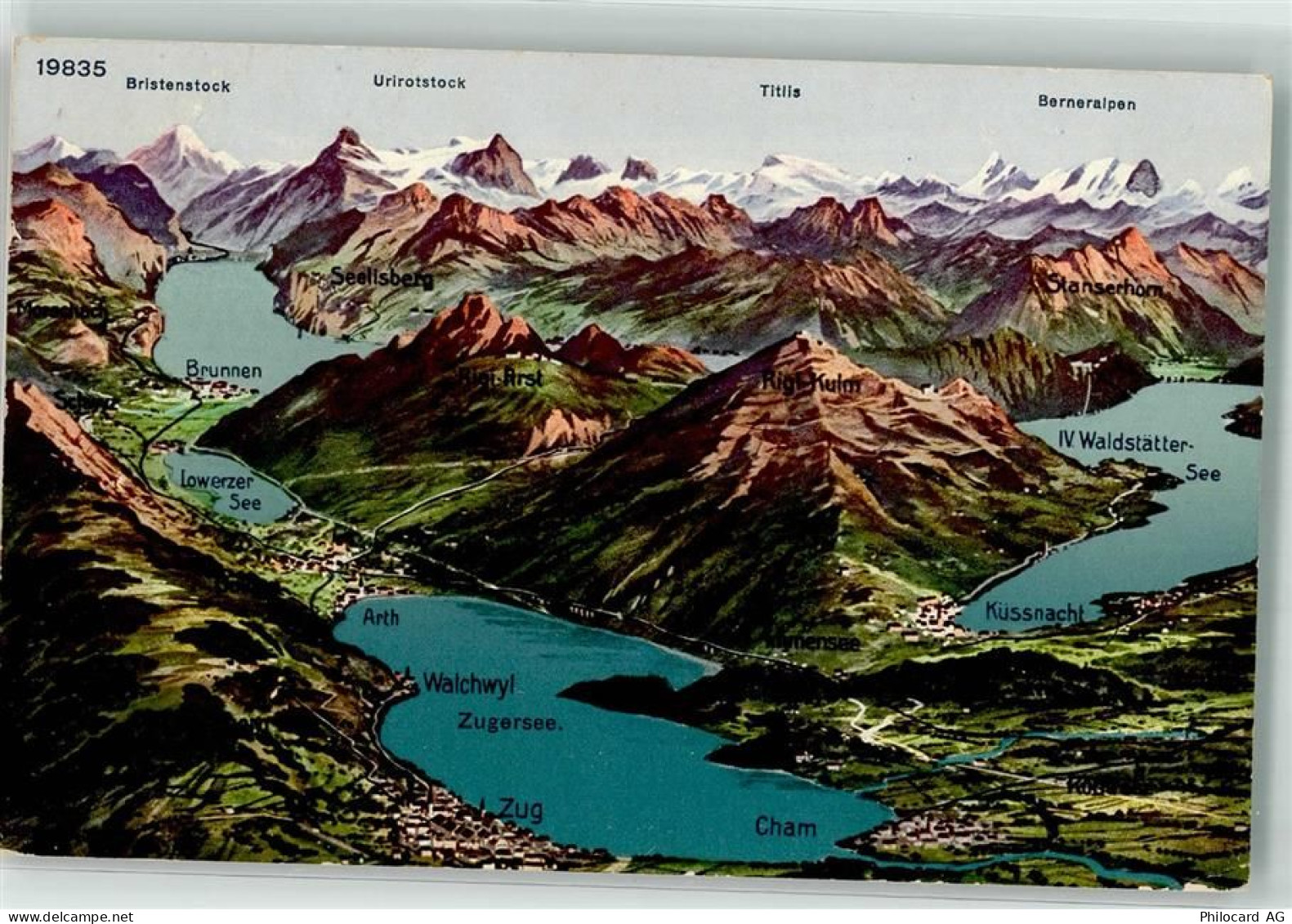 6330 Cham - Landkarte 3 Seen - 39692989