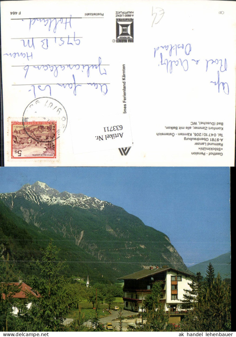 633711,Oberdrauburg Gasthof Pension Stöcklmühl