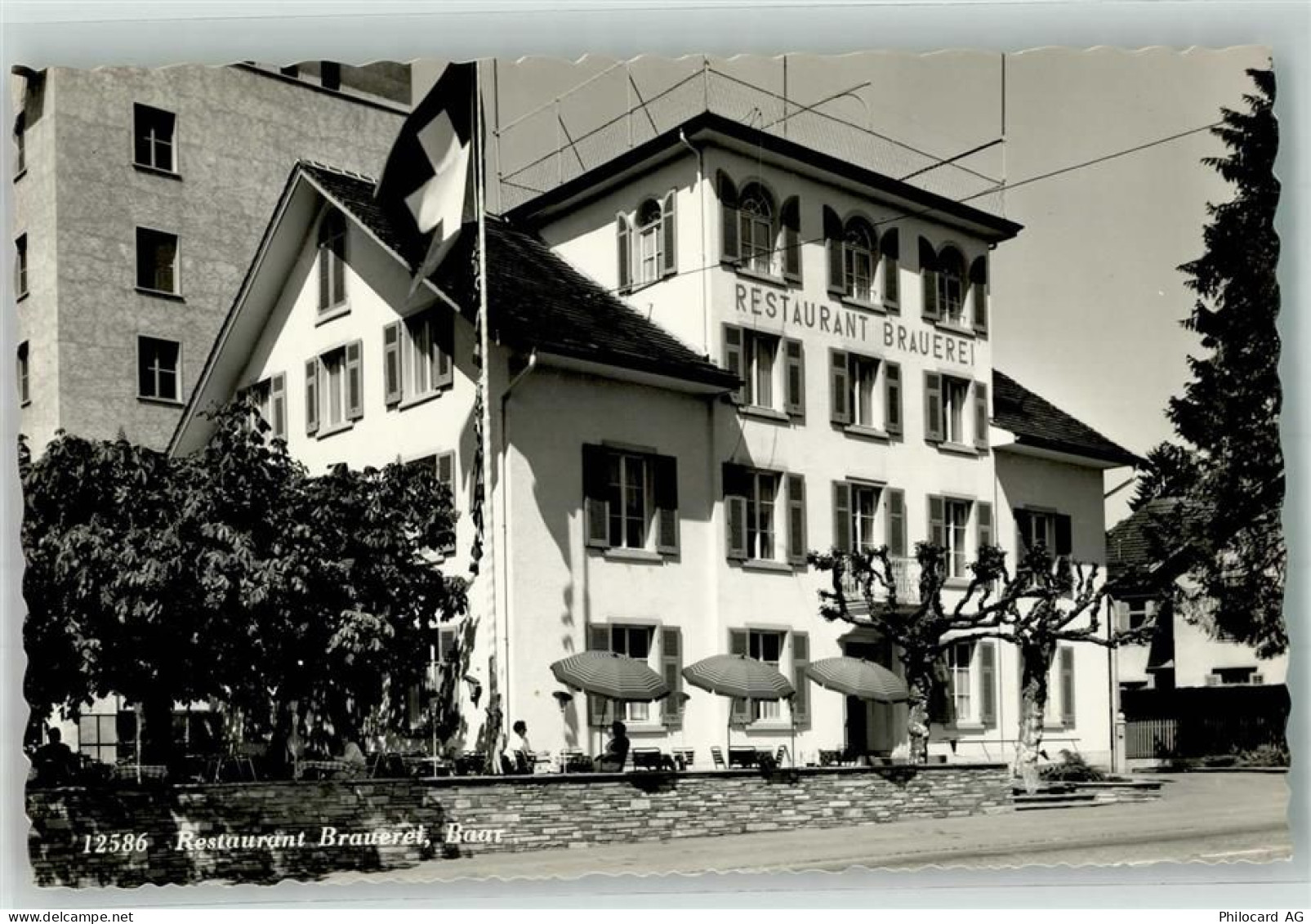6340 Baar Foto AK Gasthaus Brauerei - 14001094