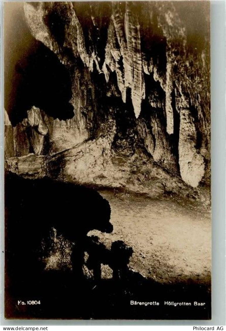 6340 Baar Foto AK Höhle Bärengrotte - 38221946