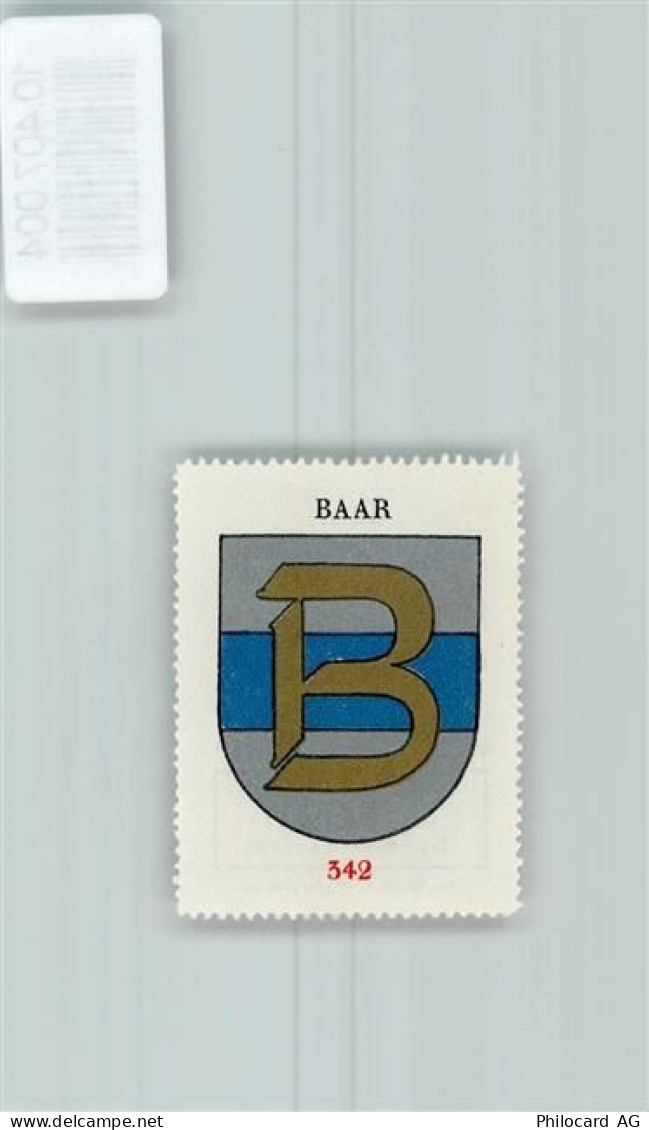 6340 Baar - Vignette Wappen Kaffee Hag 1920-1940 - 10407004