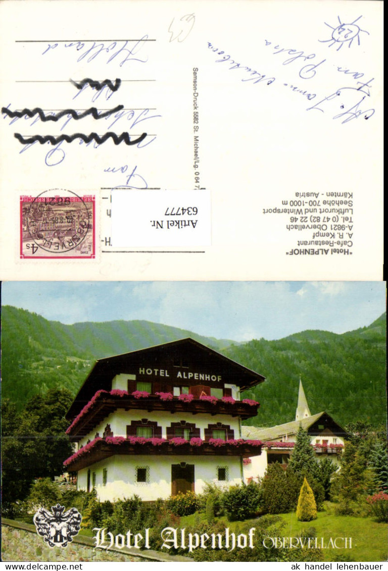 634777,Obervellach Hotel Alpenhof