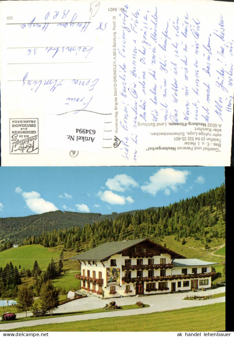 634994,Filzmoos Neuberg-Filzmoos Gasthof u. Pension Neubergerhof