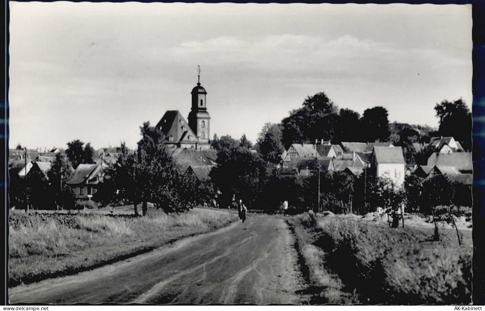 63505 W6456 Langenselbold - Blick von der Ravolzhäuser Strasse Kirche - 51652323