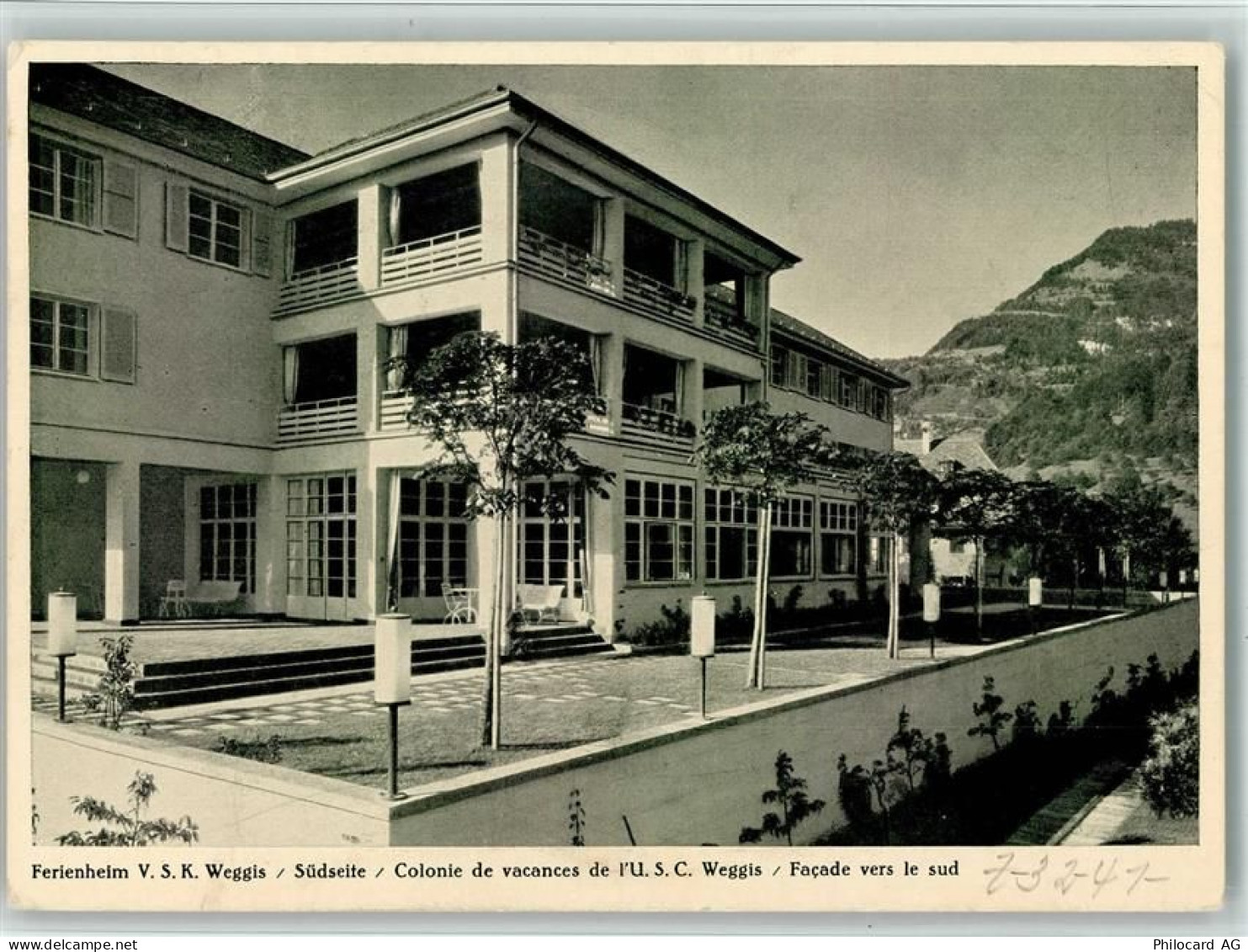 6353 Weggis 1941 - Ferienheim V.S.K. Weggis AK - 13106531