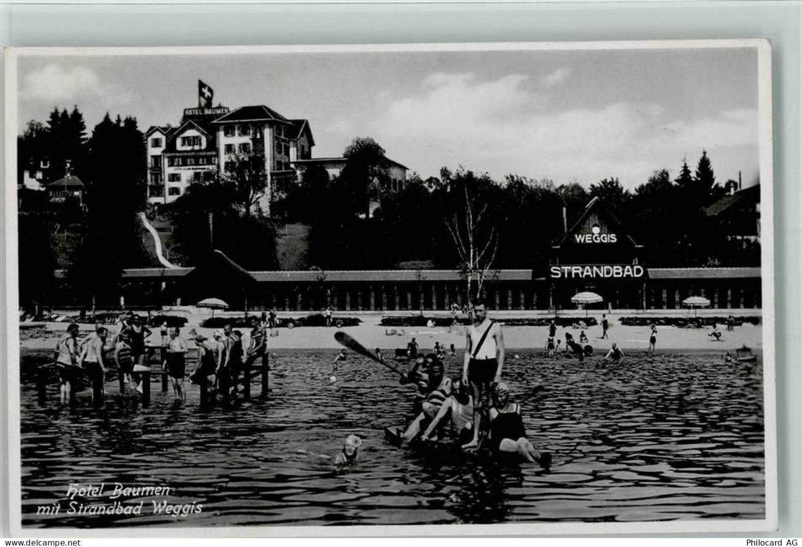 6353 Weggis - Hotel Baumen Strandbad Weggis Badestrand - 13095954