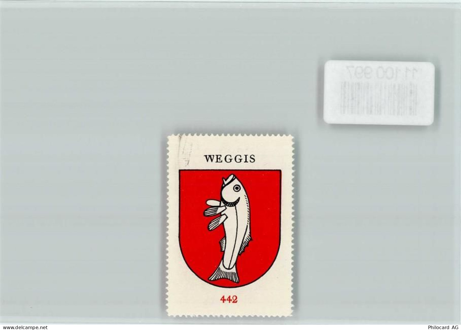 6353 Weggis - Vignette Wappen Kaffee Hag ca 1920-1940 WEggis - 11100997