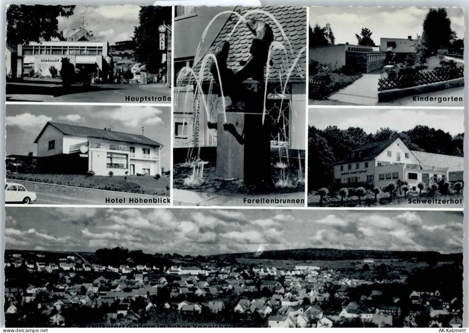 63688 W6473 Gedern - Hauptstraße, Hotel Höhenblick, Gesamtansicht, Forel... - 51049469