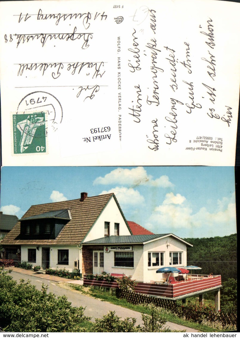 637193,Leiberg Bad W&uuml;nnenberg Pension Keuter-F&uuml;ser