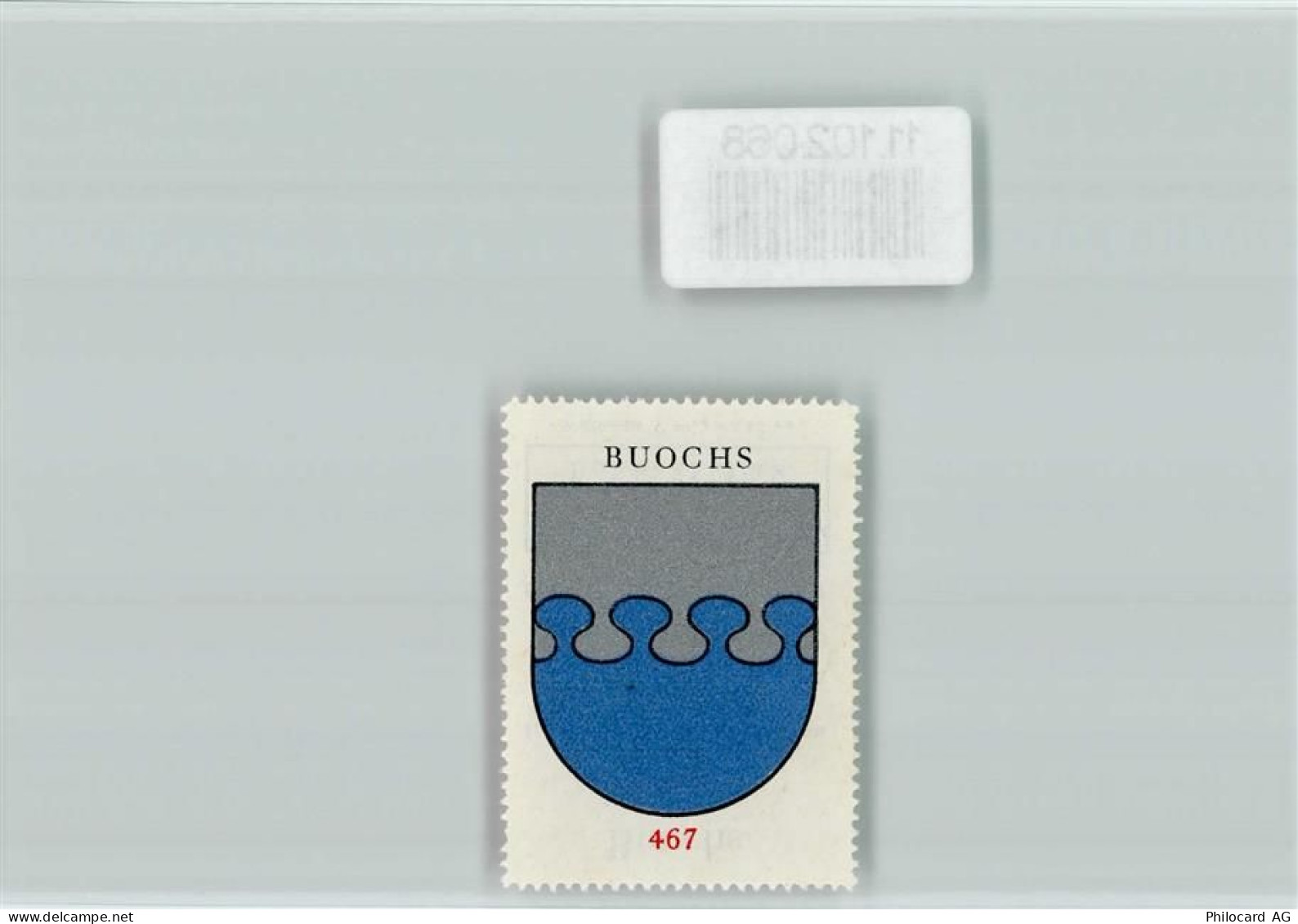 6374 Buochs - Vignette Wappen Kaffee Hag ca 1920-1940 - 11102068