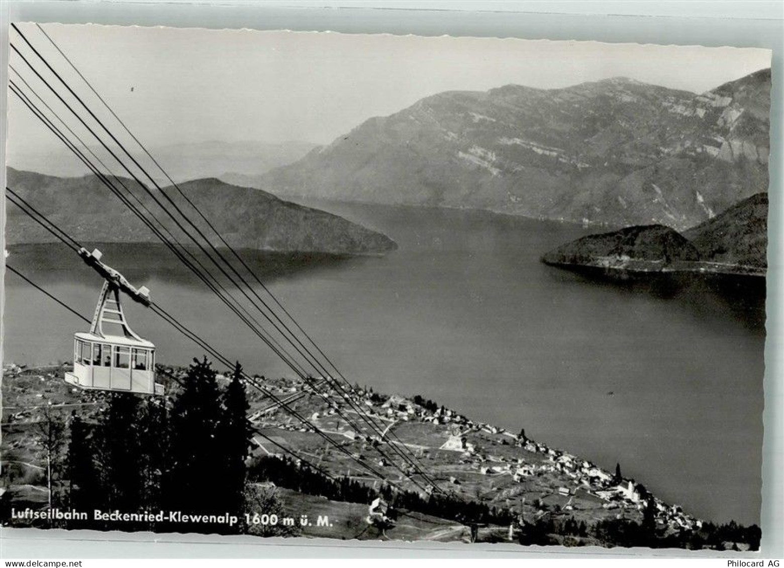 6375 Beckenried Foto AK Seilbahn Beckenried-Klewalp - 38221247