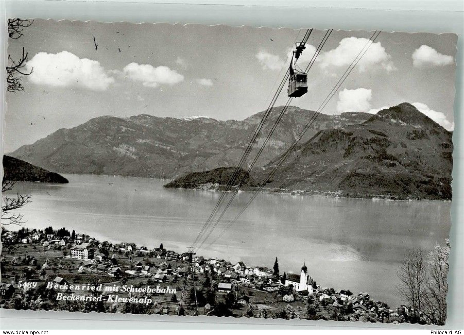 6375 Beckenried Foto AK Seilbahn Beckenried-Klewealp - 38221240