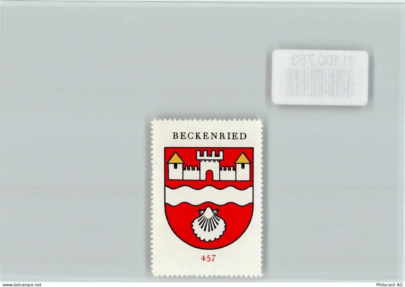 6375 Beckenried - Vignette Wappen Kaffee Hag ca 1920-1940 Beckenried - 11100753