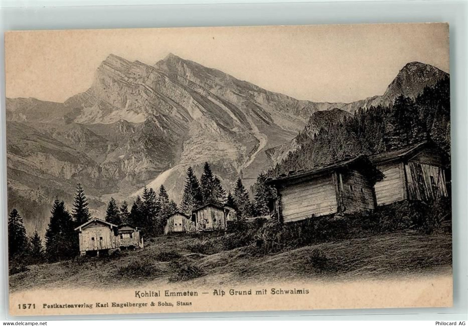 6376 Emmetten - Alp Grund Schwalmis Kohltal - 39403187