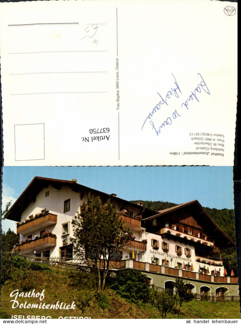 637750,Dölsach Gasthof Dolomitenblick Iselsberg