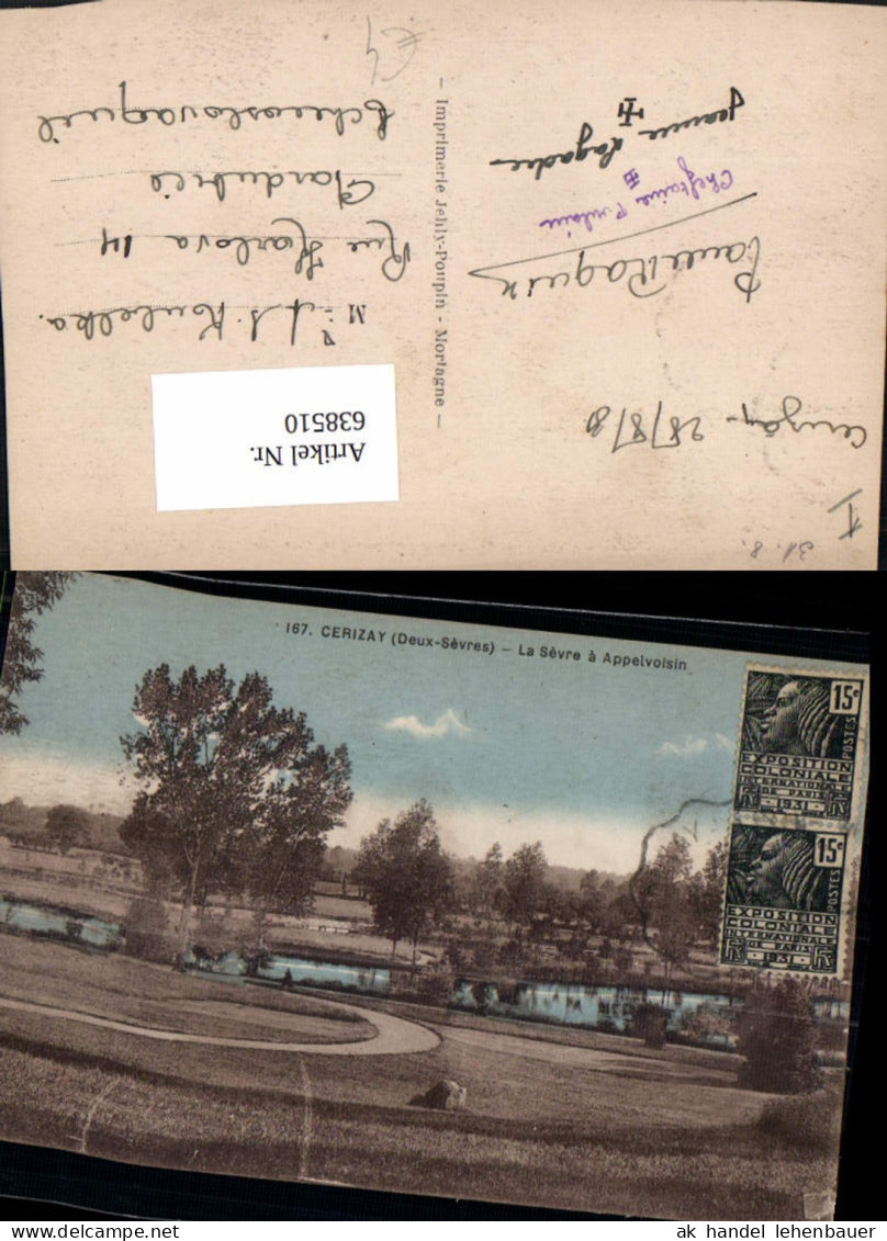 638510,Cerizay Deux-Sevres La Sevre a Appelvoisin France