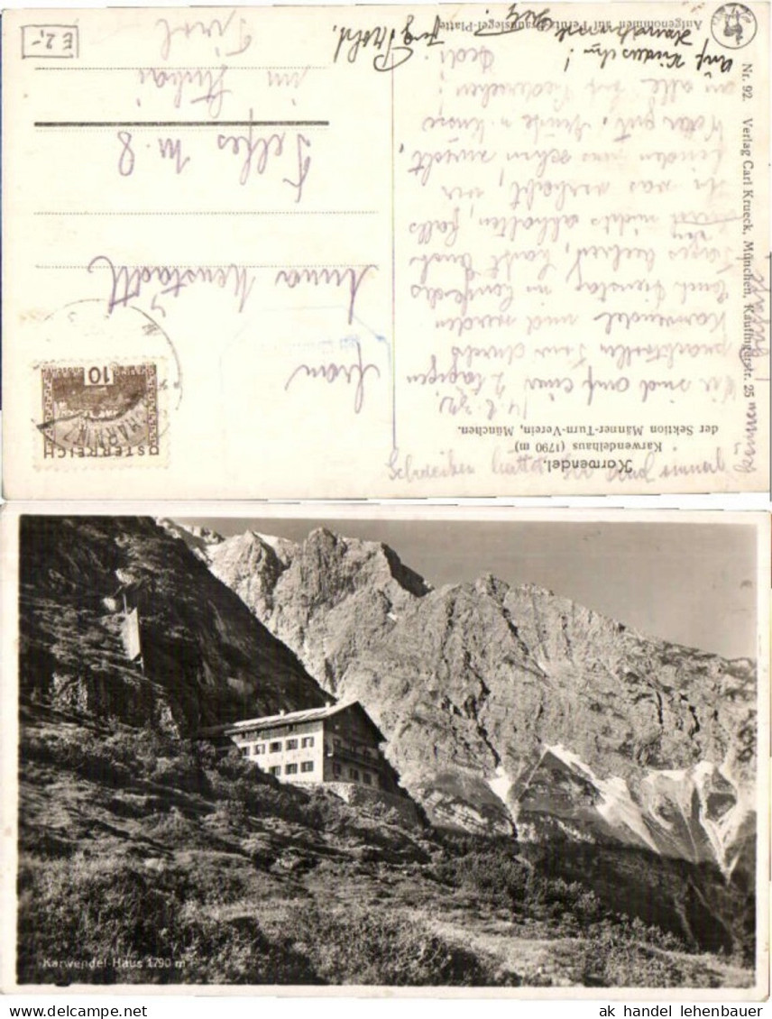 63854,Karwendelhaus bei Scharnitz 1930