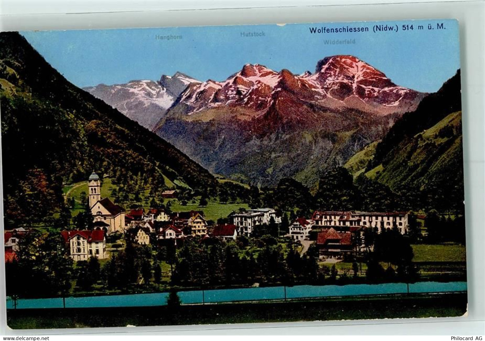 6386 Wolfenschiessen - Hanghorn Hutstock Widderfeld - 10217042