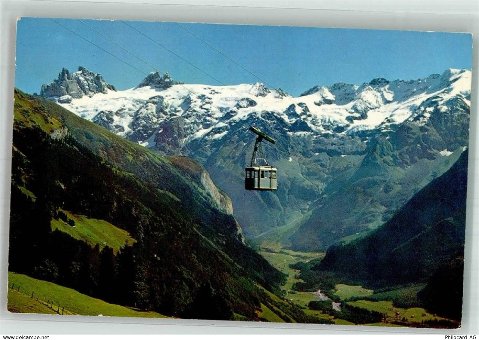 6390 Engelberg 1975 Foto AK Seilbahn Engelberg-Brunni - 38222938