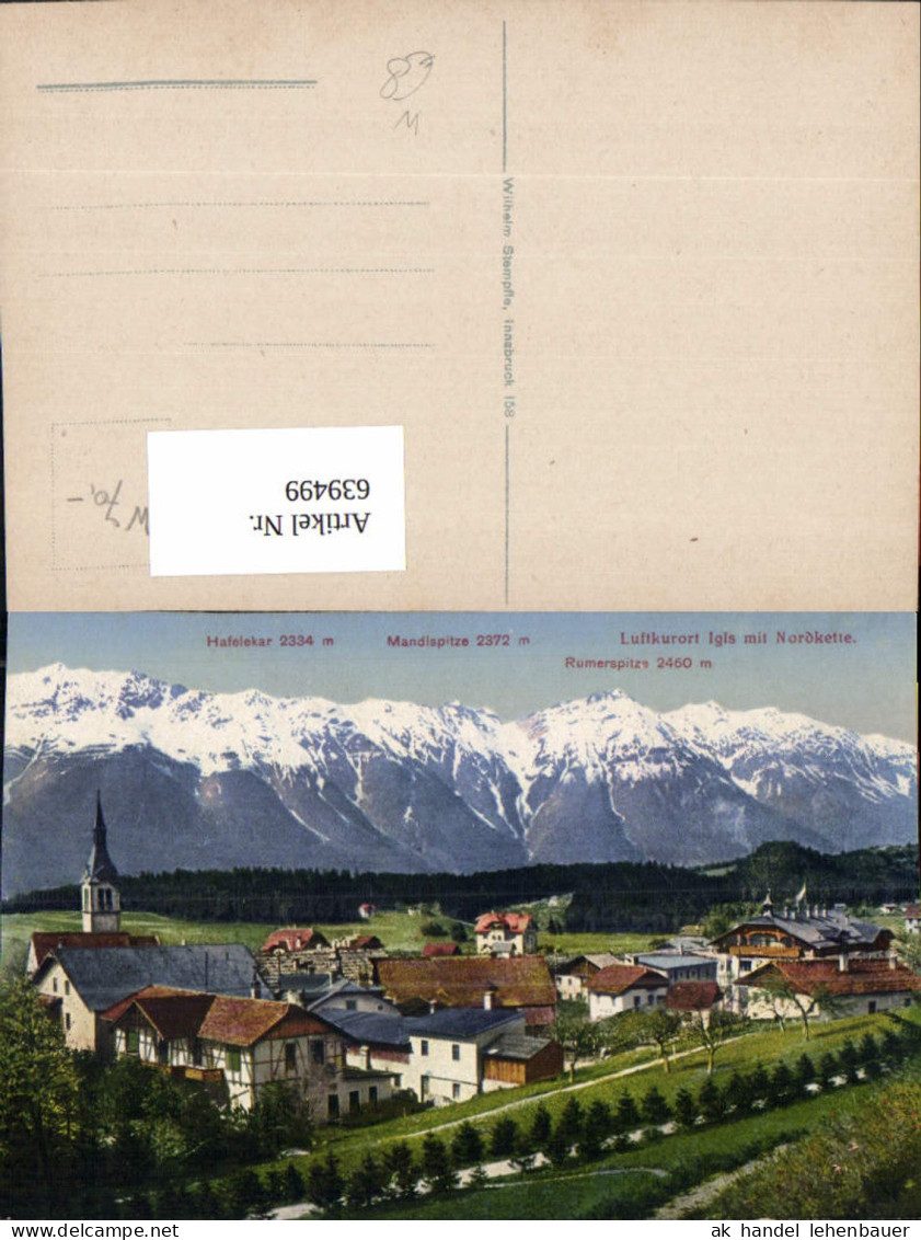 639499,Igls Innsbruck-Igls m. Nordkette
