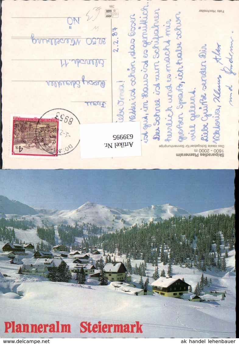 639995,Planneralm Winteransicht Irdning-Donnersbachtal